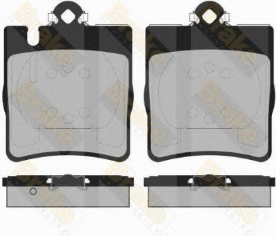 BRAKE ENGINEERING pa1368 -  Комплект тормозных колодок, дисковый тормоз